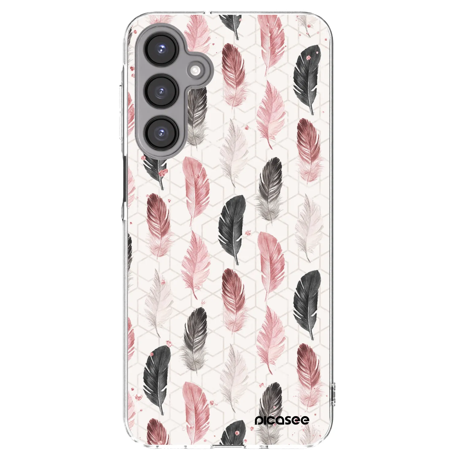 Picasee silikonski prozorni ovitek za Samsung Galaxy A16 4G - Feather 2