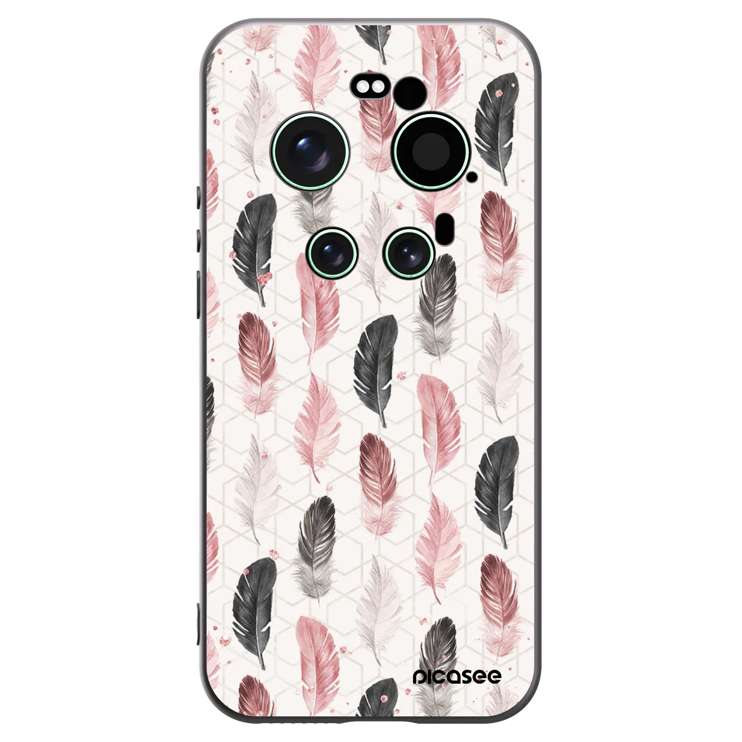 Picasee silikonski črni ovitek za Xiaomi 17 Ultra - Feather 2