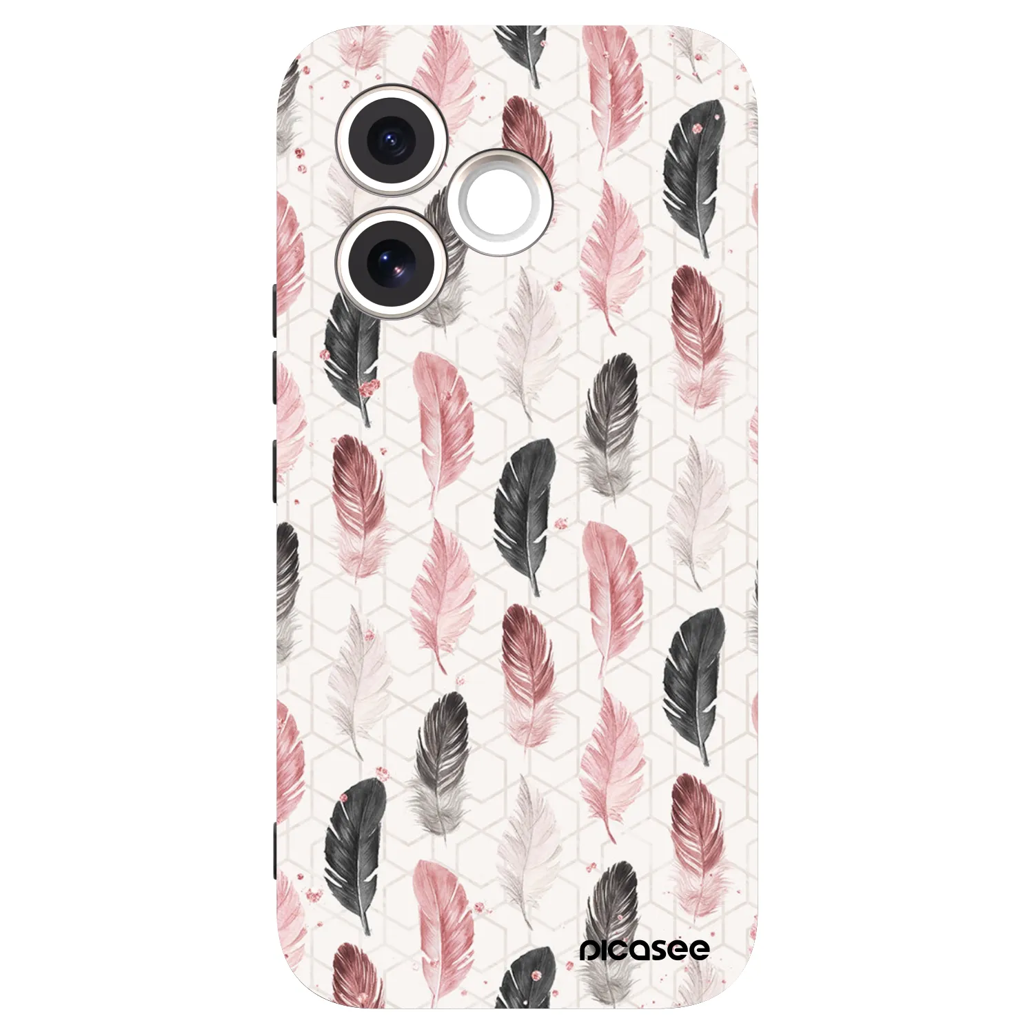 Picasee silikonski črni ovitek za Honor 600 Lite - Feather 2