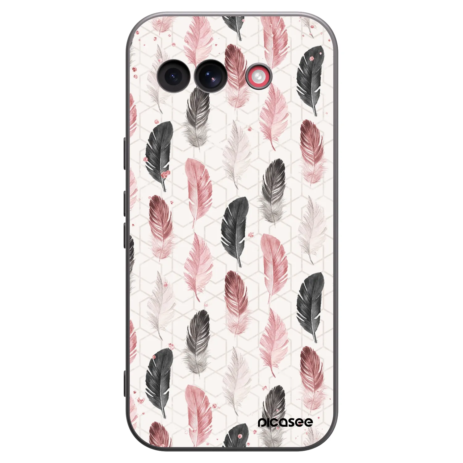 Picasee silikonski črni ovitek za Google Pixel 10a - Feather 2