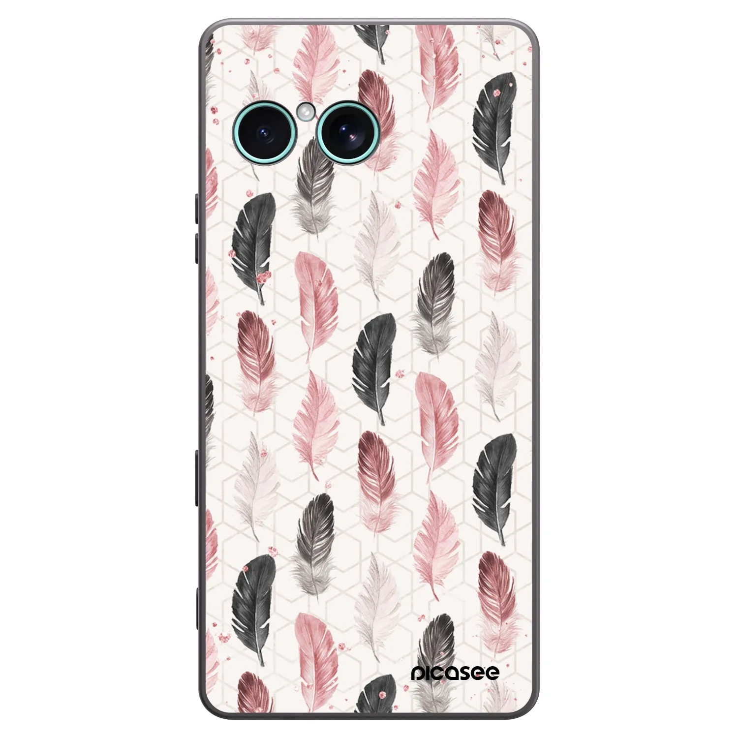Picasee silikonski črni ovitek za Sony Xperia 10 VII - Feather 2