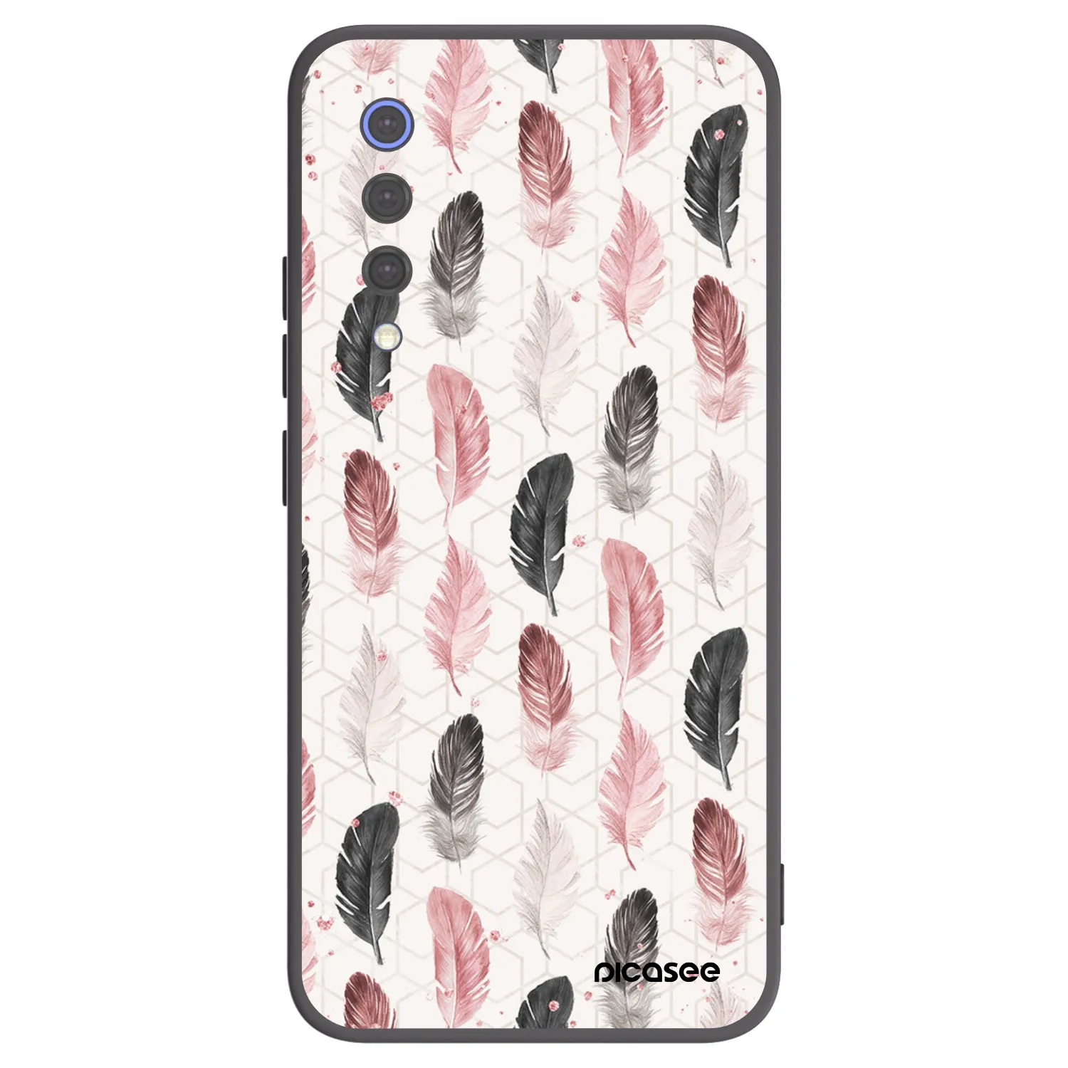 Picasee silikonski črni ovitek za Xiaomi Mi 9 SE - Feather 2