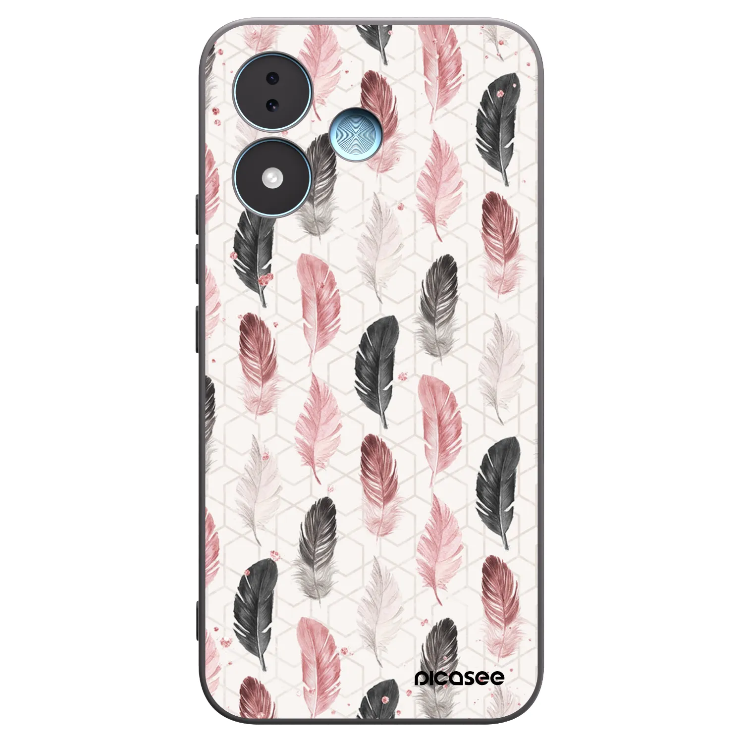 Picasee silikonski črni ovitek za Xiaomi Redmi Note 17 5G - Feather 2