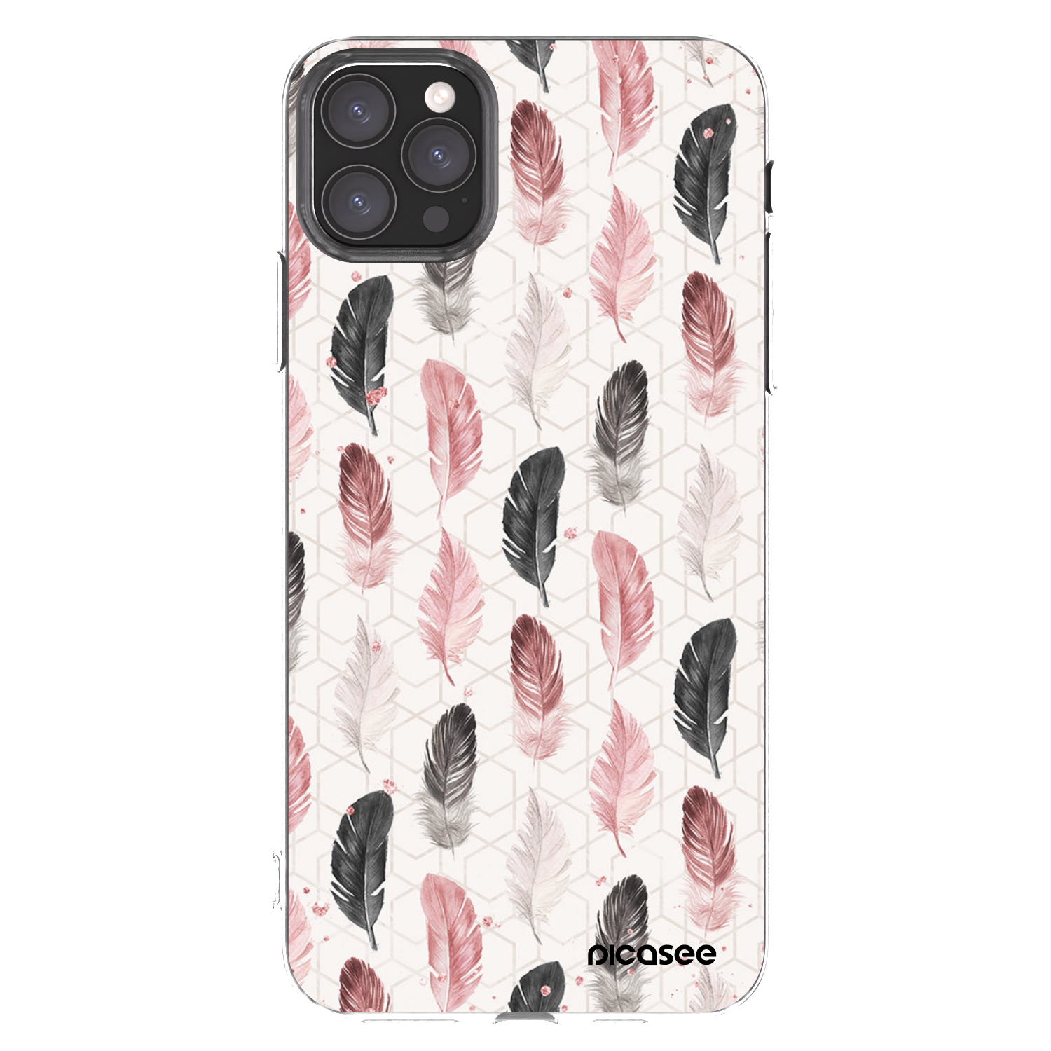Picasee silikonski prozorni ovitek za Apple iPhone 11 Pro Max - Feather 2