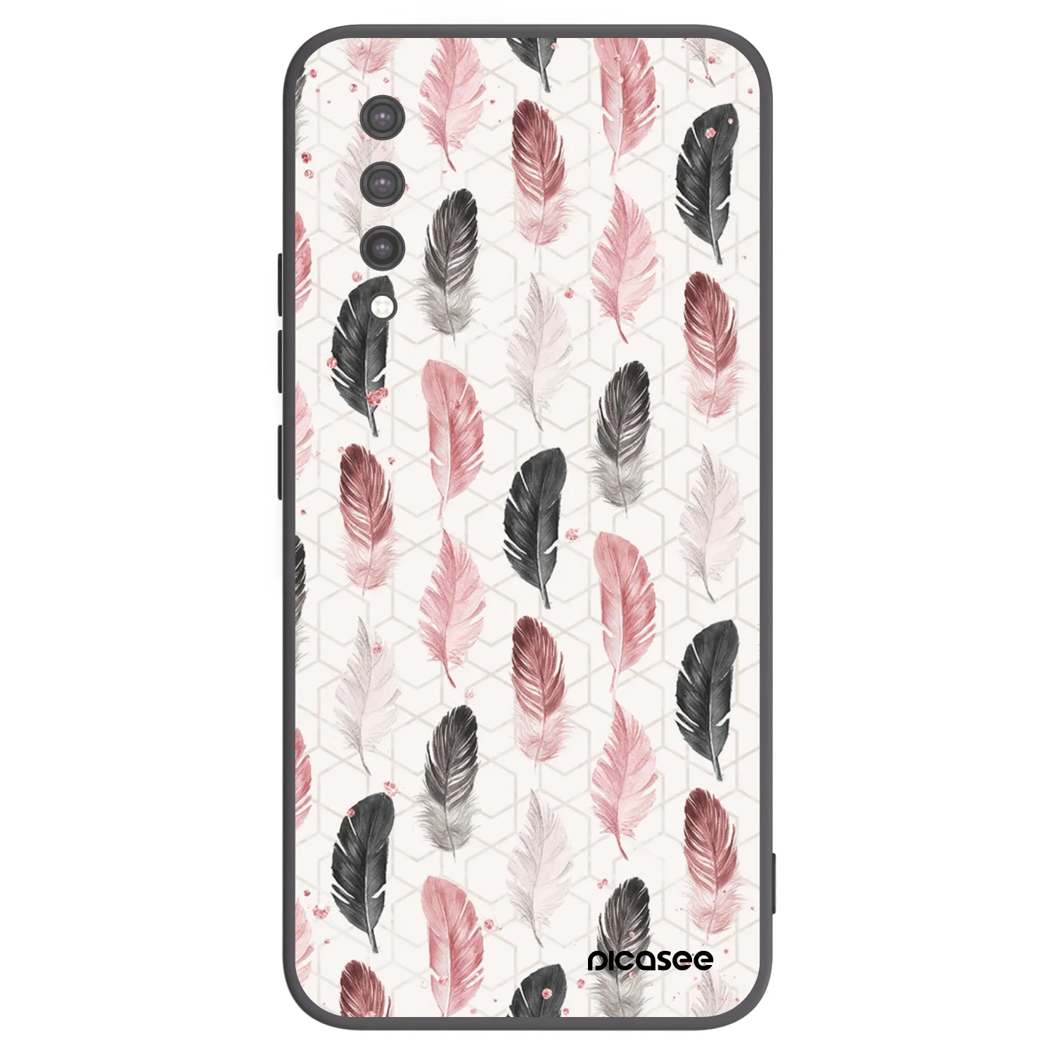 Picasee silikonski črni ovitek za Xiaomi Mi 9 Lite - Feather 2