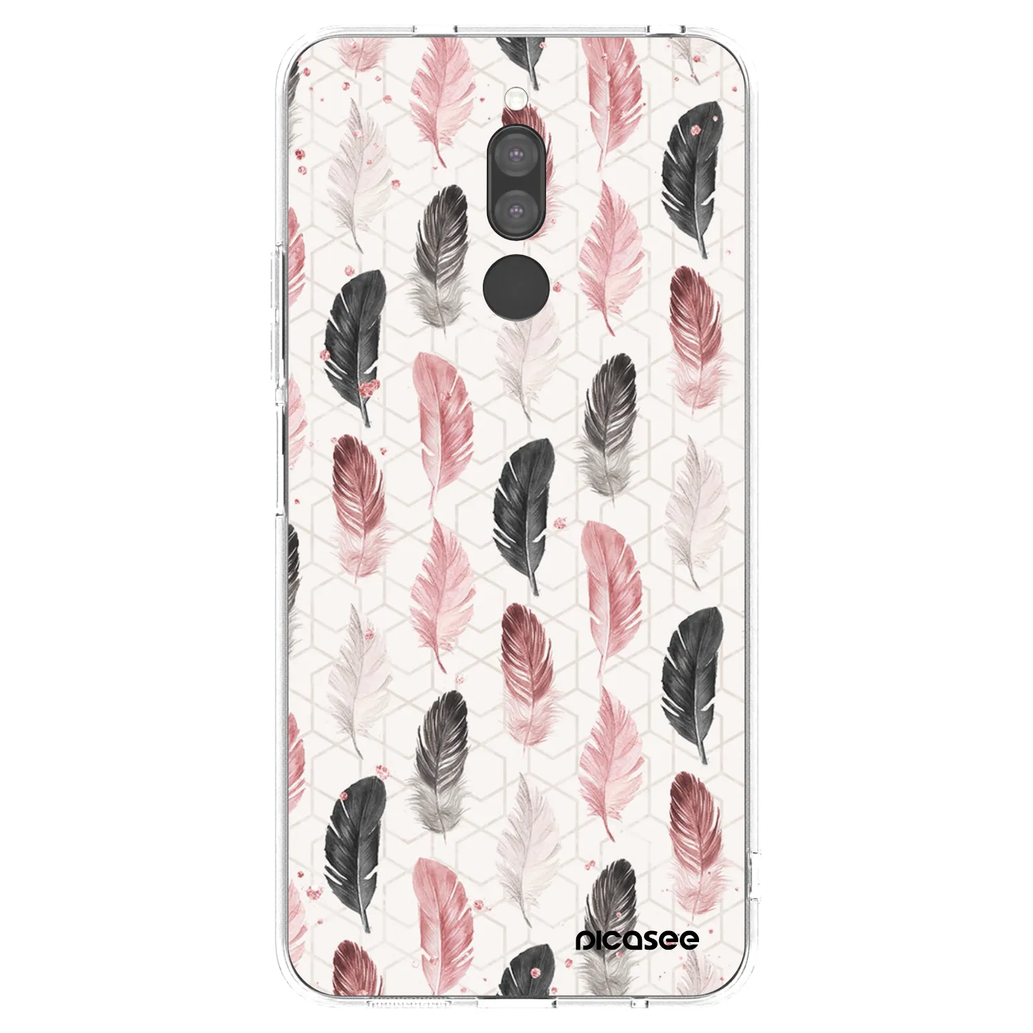 Picasee silikonski prozorni ovitek za Xiaomi Redmi 8 - Feather 2