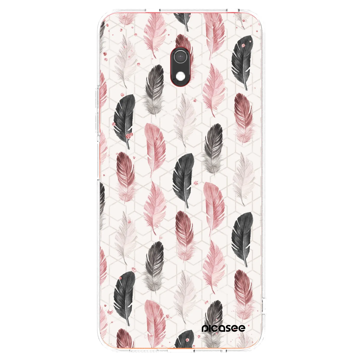 Picasee silikonski prozorni ovitek za Xiaomi Redmi 8A - Feather 2