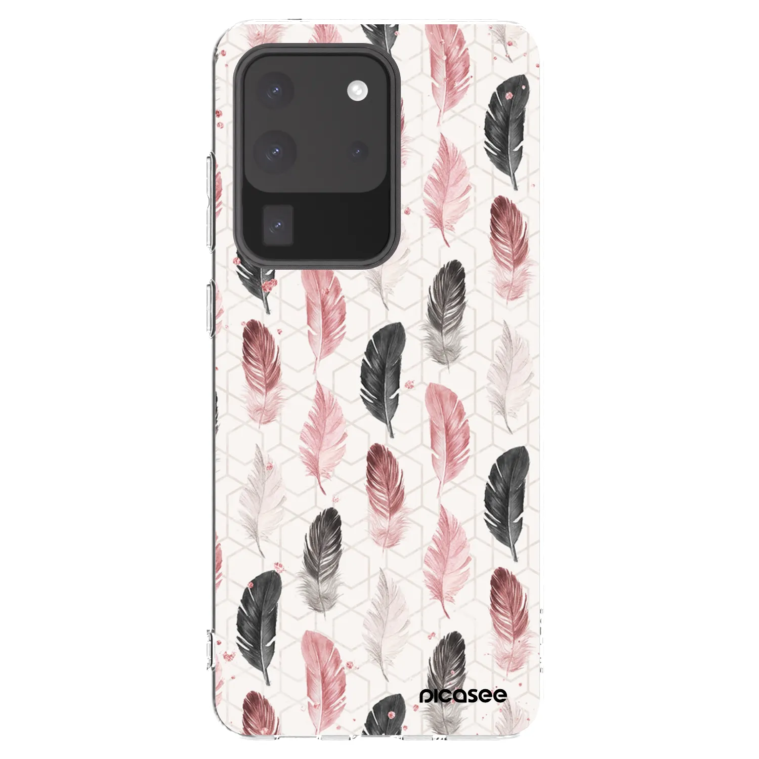Picasee silikonski prozorni ovitek za Samsung Galaxy S20 Ultra 5G G988F - Feather 2