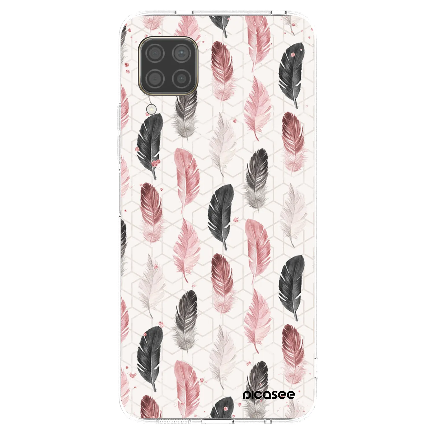Picasee silikonski prozorni ovitek za Huawei P40 Lite - Feather 2