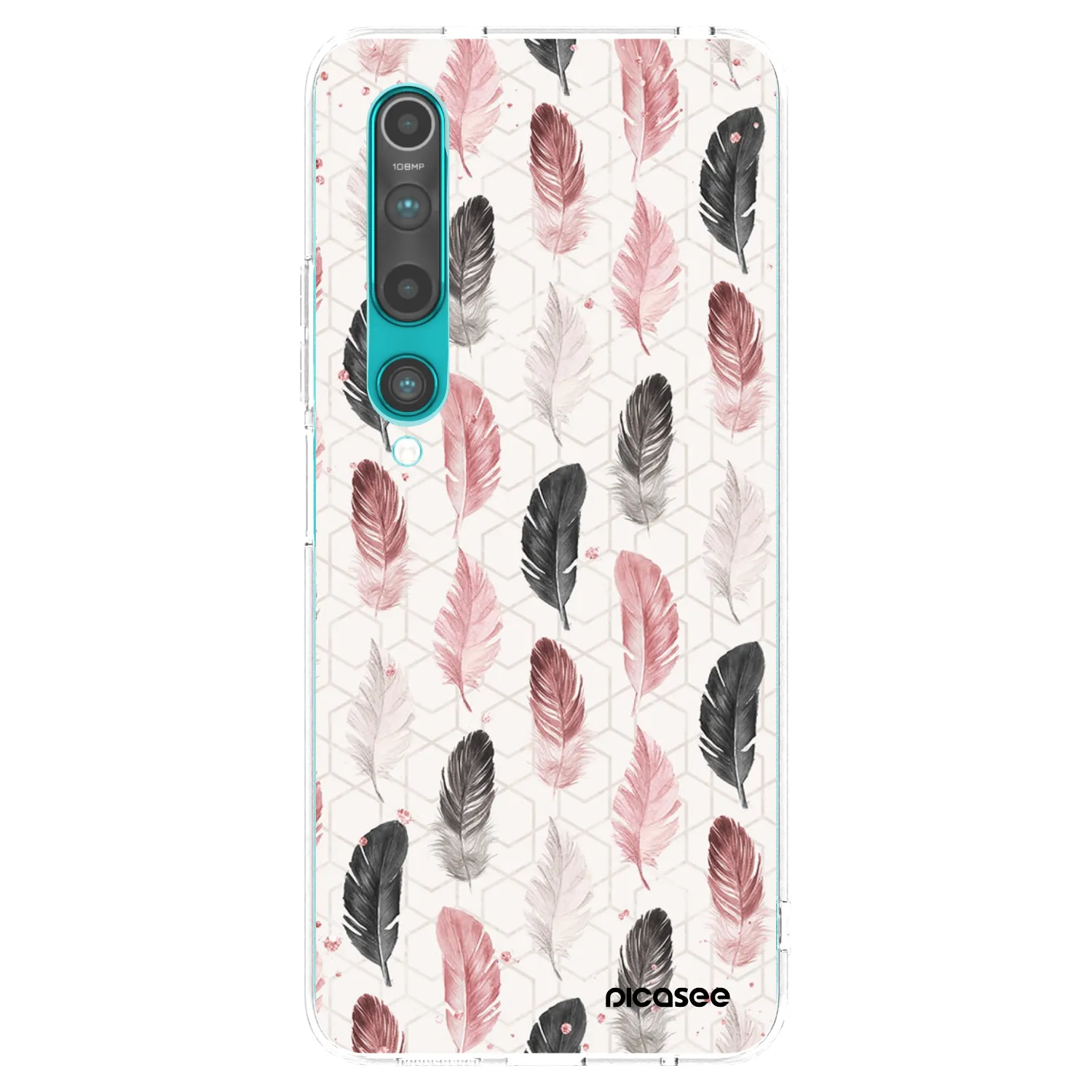 Picasee silikonski prozorni ovitek za Xiaomi Mi 10 - Feather 2