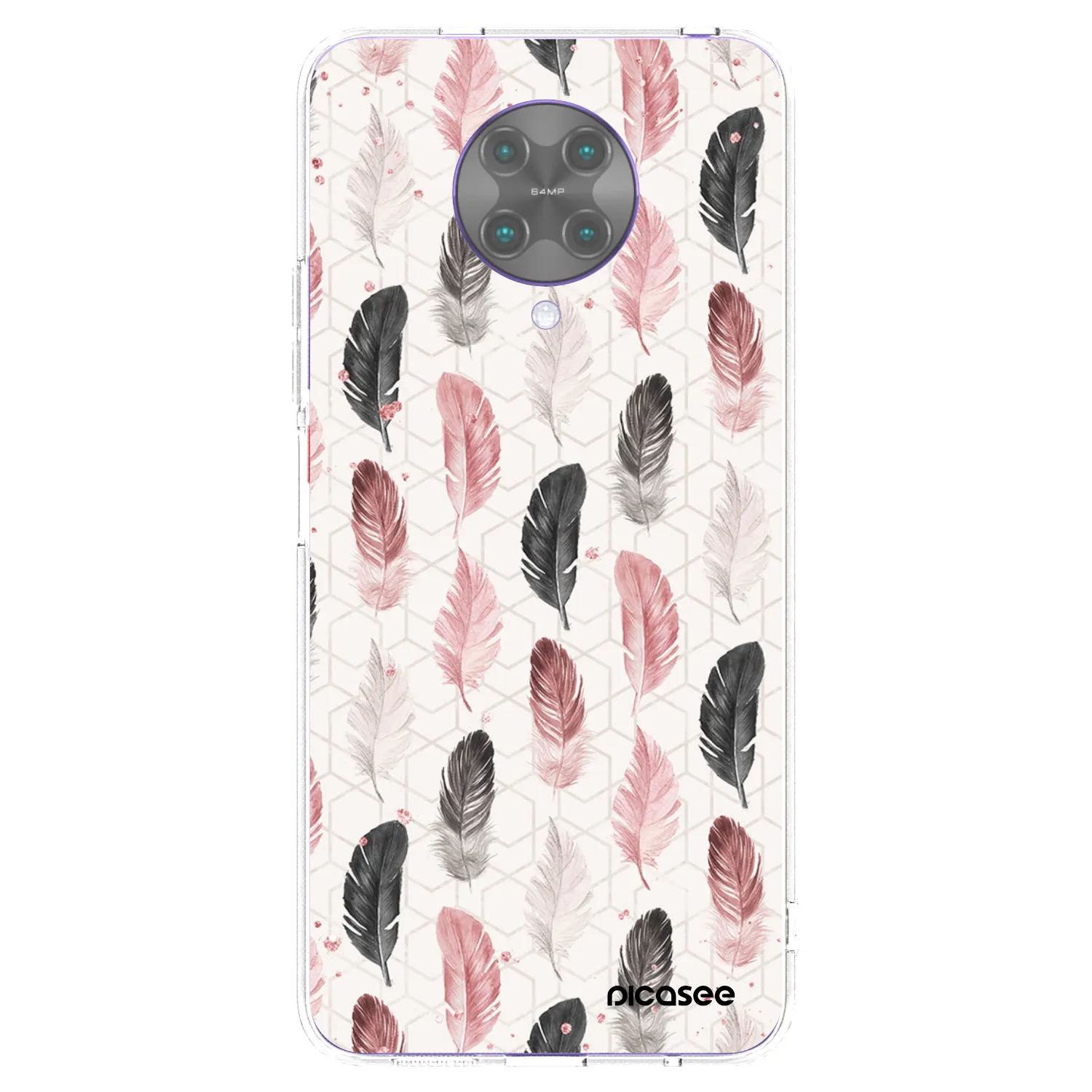 Picasee silikonski prozorni ovitek za Xiaomi Poco F2 Pro - Feather 2