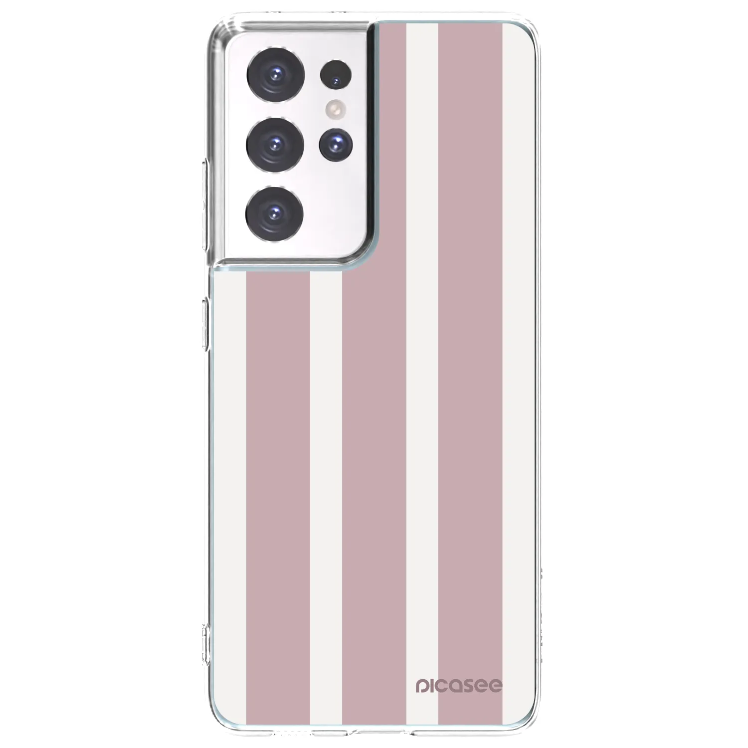 Picasee silikonski prozorni ovitek za Samsung Galaxy S21 Ultra 5G G998B - Velvet sun