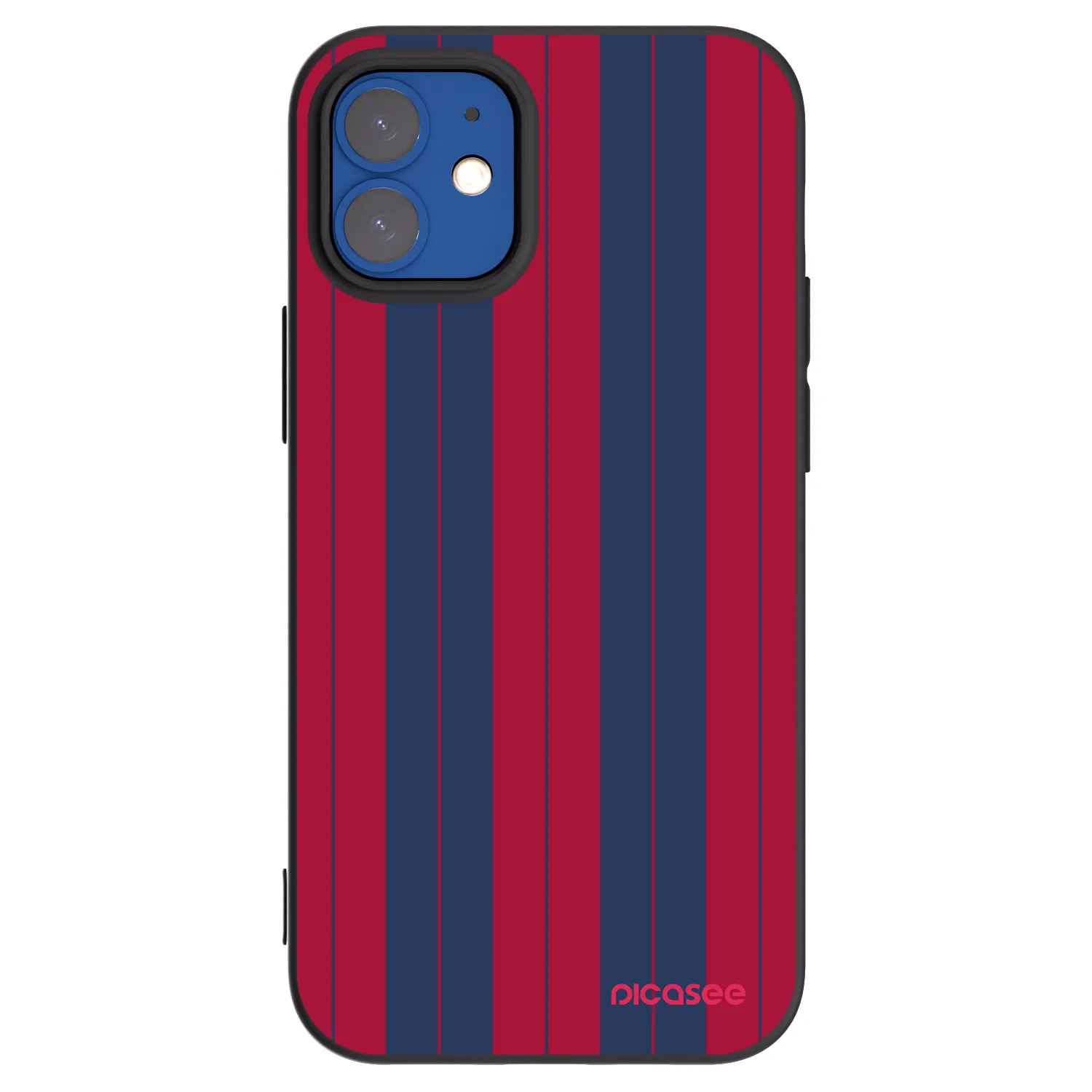 Picasee silikonski črni ovitek za Apple iPhone 12 mini - Yacht club