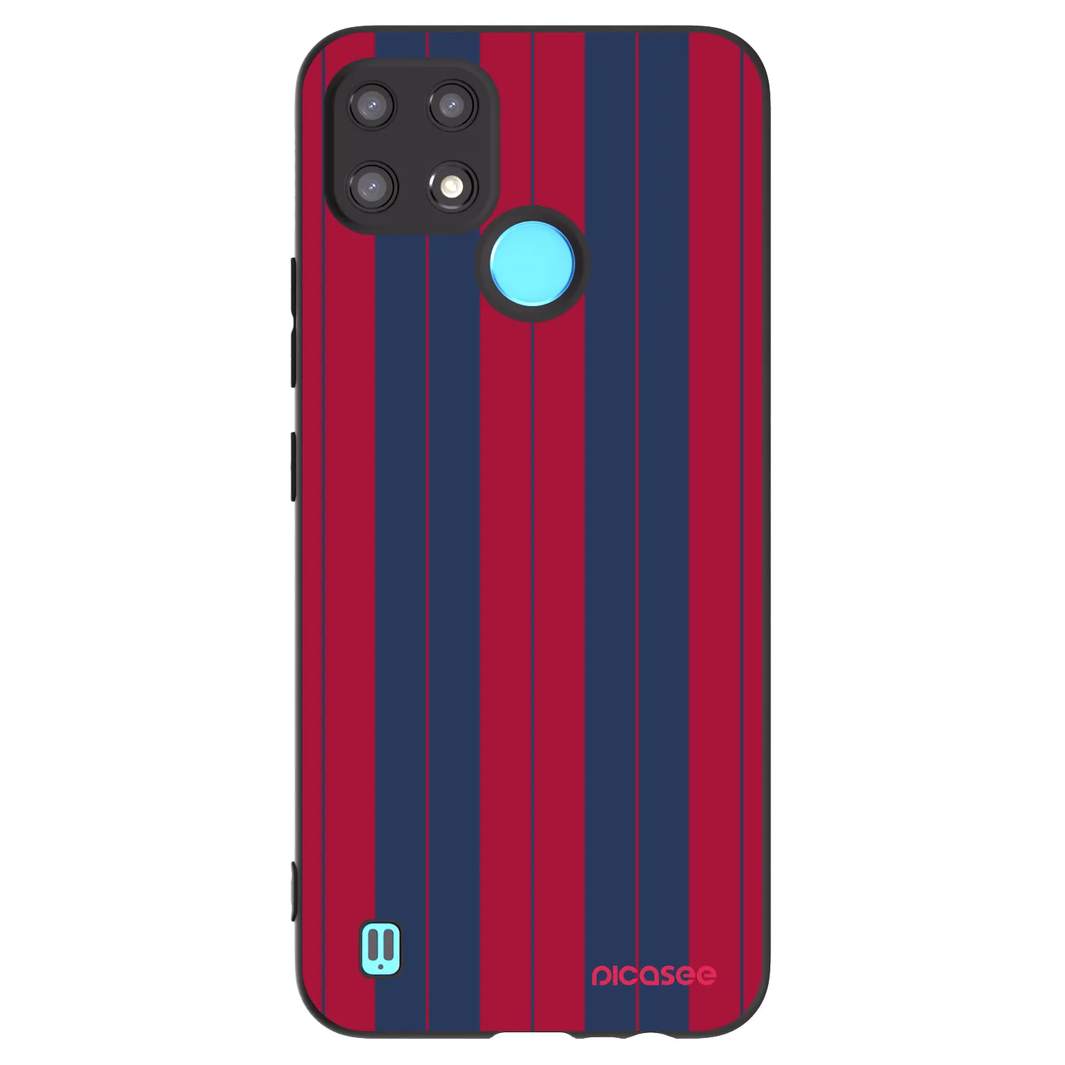 Picasee silikonski črni ovitek za Realme C21 - Yacht club