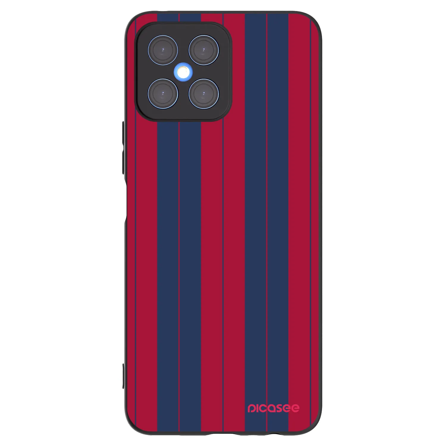 Picasee silikonski črni ovitek za Honor X8 4G - Yacht club