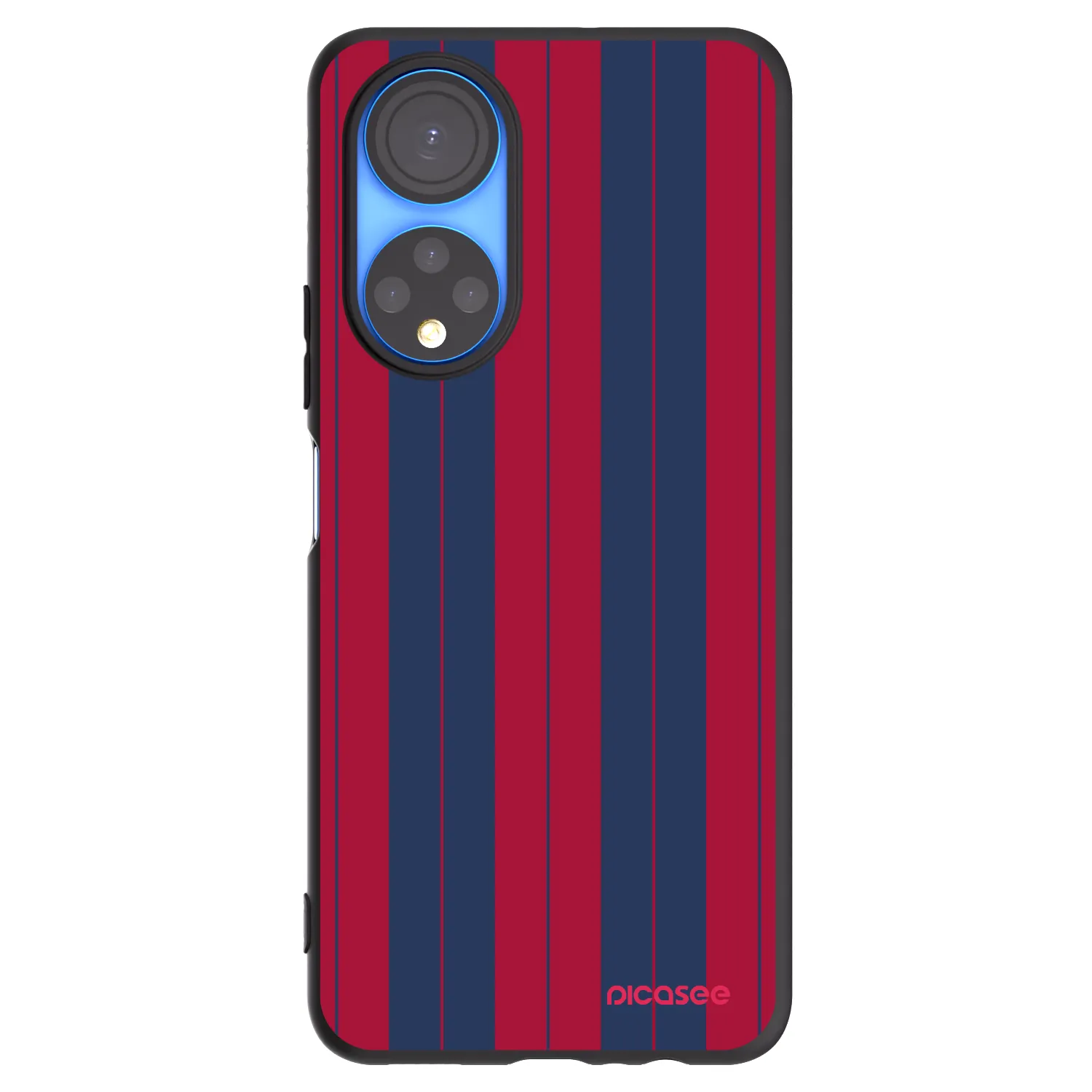 Picasee silikonski črni ovitek za Honor X7 - Yacht club