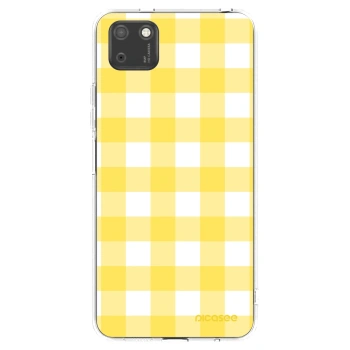 Picasee silikonski prozorni ovitek za Huawei Y5P - Gride lemon