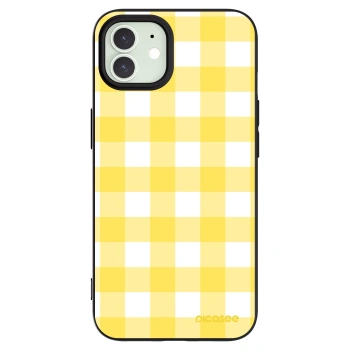 Picasee silikonski črni ovitek za Apple iPhone 12 - Gride lemon