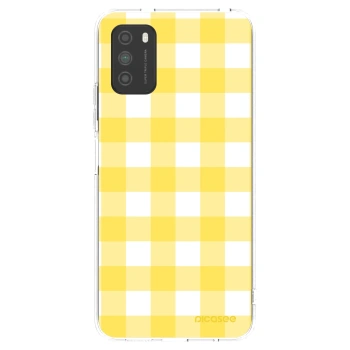 Picasee silikonski prozorni ovitek za Xiaomi Poco M3 - Gride lemon