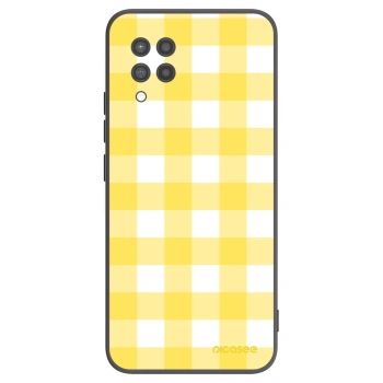 Picasee silikonski črni ovitek za Samsung Galaxy A42 A426B - Gride lemon