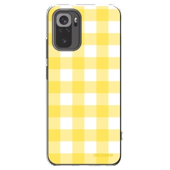 Picasee silikonski prozorni ovitek za Xiaomi Redmi Note 10S - Gride lemon
