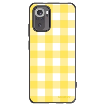 Picasee silikonski črni ovitek za Xiaomi Redmi Note 10S - Gride lemon