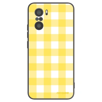 Picasee silikonski črni ovitek za Xiaomi Poco F3 - Gride lemon