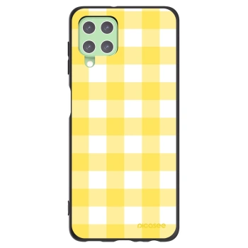 Picasee silikonski črni ovitek za Samsung Galaxy A22 A225F 4G - Gride lemon