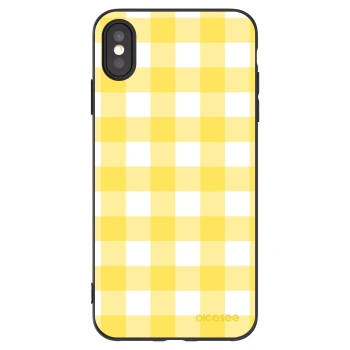 Picasee silikonski črni ovitek za Apple iPhone XS Max - Gride lemon
