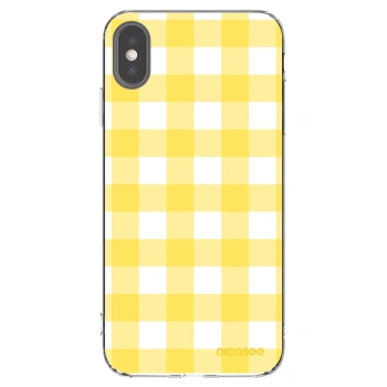 Picasee silikonski prozorni ovitek za Apple iPhone XS Max - Gride lemon