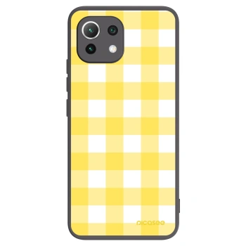 Picasee silikonski črni ovitek za Xiaomi 11 Lite 5G NE - Gride lemon