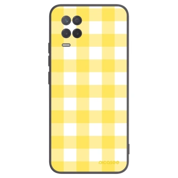 Picasee silikonski črni ovitek za Realme 8 5G - Gride lemon