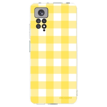 Picasee silikonski prozorni ovitek za Xiaomi Redmi Note 11 - Gride lemon