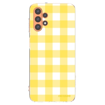 Picasee silikonski prozorni ovitek za Samsung Galaxy A13 4G A135 - Gride lemon