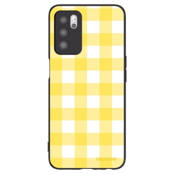 Picasee silikonski črni ovitek za OPPO A16 - Gride lemon