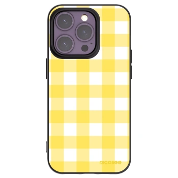 Picasee silikonski črni ovitek za Apple iPhone 14 Pro - Gride lemon
