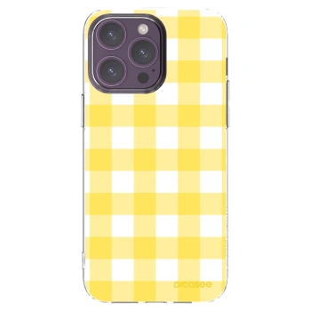 Picasee silikonski prozorni ovitek za Apple iPhone 14 Pro Max - Gride lemon