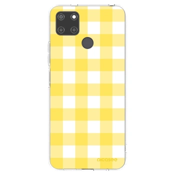 Picasee silikonski prozorni ovitek za Realme C21Y - Gride lemon