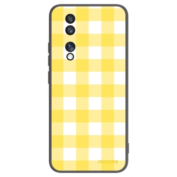 Picasee silikonski črni ovitek za Honor 70 - Gride lemon