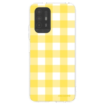 Picasee silikonski prozorni ovitek za OPPO A94 5G - Gride lemon
