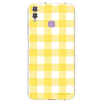 Picasee silikonski prozorni ovitek za Honor 8X - Gride lemon