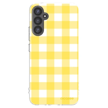 Picasee silikonski prozorni ovitek za Samsung Galaxy A34 5G A346B - Gride lemon