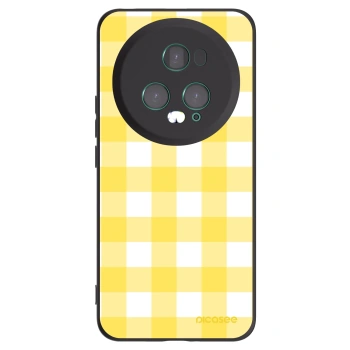Picasee silikonski črni ovitek za Honor Magic5 Pro - Gride lemon