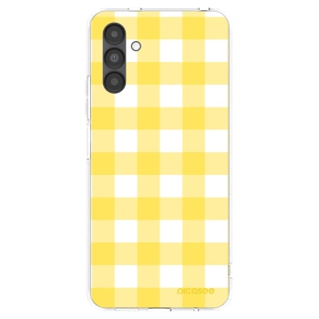 Picasee silikonski prozorni ovitek za Samsung Galaxy A04s A047F - Gride lemon