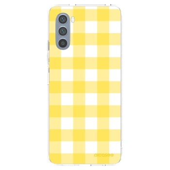 Picasee silikonski prozorni ovitek za Motorola Moto G62 - Gride lemon