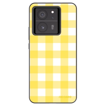 Picasee silikonski črni ovitek za Xiaomi 13T Pro - Gride lemon
