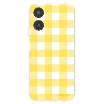 Picasee silikonski prozorni ovitek za Realme 10 4G - Gride lemon