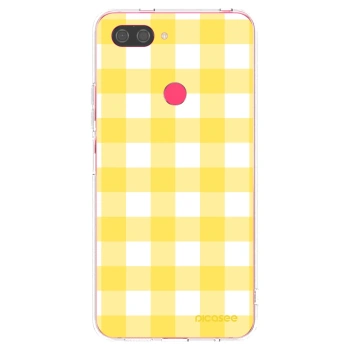 Picasee silikonski prozorni ovitek za Xiaomi Mi 8 Lite - Gride lemon