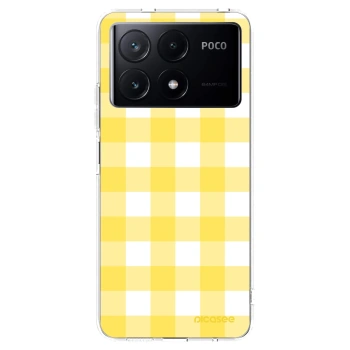 Picasee silikonski prozorni ovitek za Xiaomi Poco X6 Pro - Gride lemon
