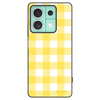 Picasee silikonski črni ovitek za Xiaomi Redmi Note 13 5G - Gride lemon